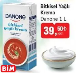 DANONE BİTKİSEL YAĞLI KREMA DANONE BİTKİSEL YAĞLI KREMA